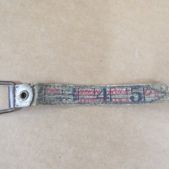 Lufkin Rule Co. Vintage 50’ Tape Measure – Leather Bound – Metallic Tape Works - Picture 6 of 11